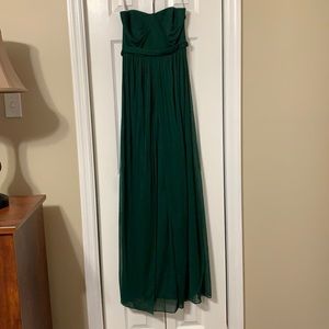David’s Bridal Convertible Bridesmaid Dress in Juniper